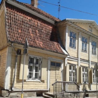 The oldest wooden house in Kuldīga